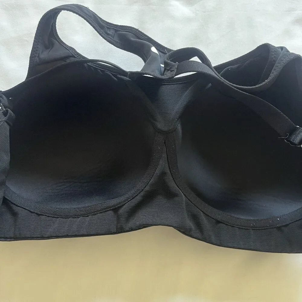 Nike Dri-FIT Alpha Sports Bra Womens S Black High Support Gym Yoga Activewear